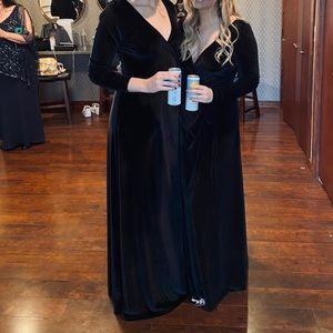 Black, long, bridesmaid/fancy dress